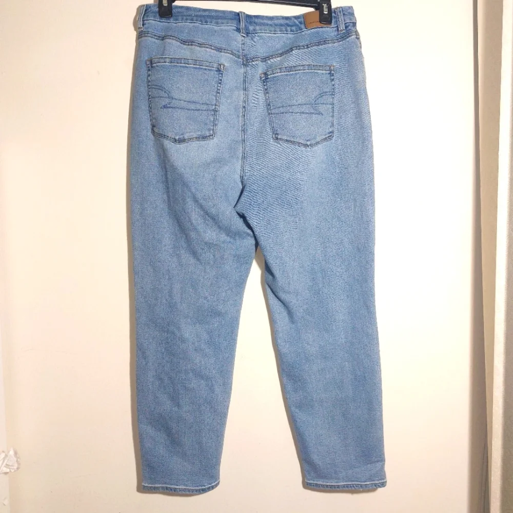 American Eagle Outfitters High Rise Blue Jeans - Picture 10 of 14